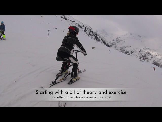 CopenHill test of Brenter Snow Bike in St Anton Easter 2017