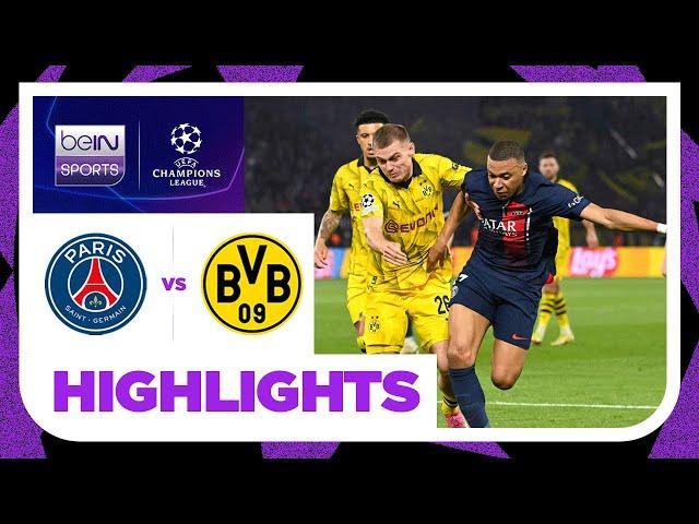 PSG v Borussia Dortmund | Champions League 23/24 | Match Highlights