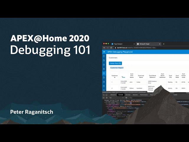 APEX Debugging 101 - Peter Raganitsch