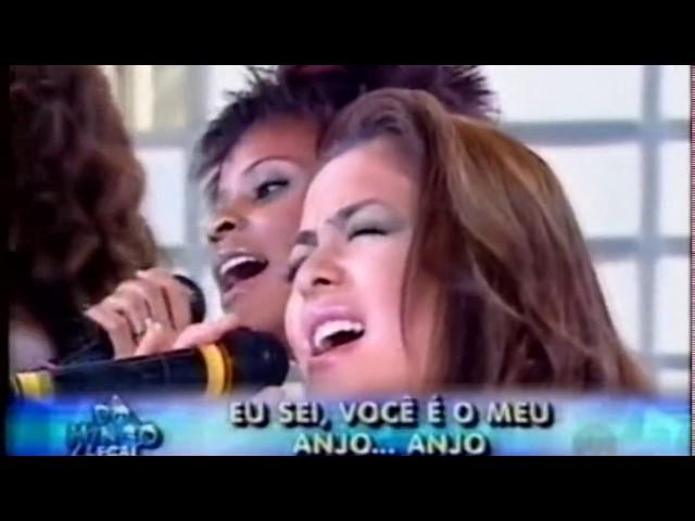 Rouge - Um Anjo Veio Me Falar (Programa Domingo Legal 2005)