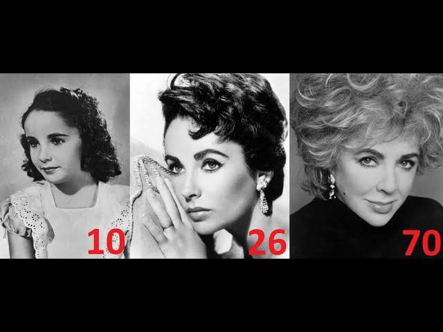 Elizabeth Taylor from 0 to 79 years old