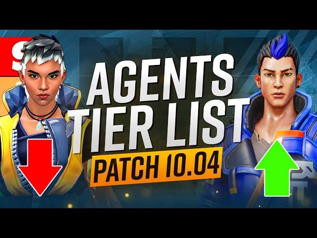 *NEW* Agent Tier List PATCH 10.04! - Is Waylay Meta?! - Agent Tier List