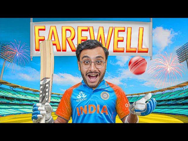 I PLAYED MY LAST CRICKET MATCH WITH MY TEAM #8
