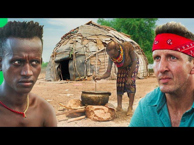 Surviving 24 Hours with Africa's Toughest Tribe!!