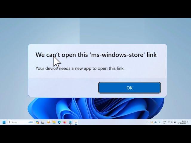 Windows Store Missing | We Can't Open this 'ms-windows-store' link {How to FIX} Windows Store Error