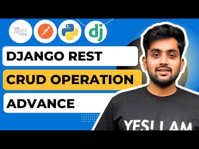 Django REST Framework CRUD Operations: Step-by-Step Tutorial for Beginners