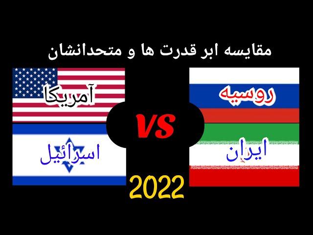 مقایسه قدرت نظامی روسیه_ایران و آمریکا_اسرائیل 2022/ قدرت نظامی /جنگ جهانی