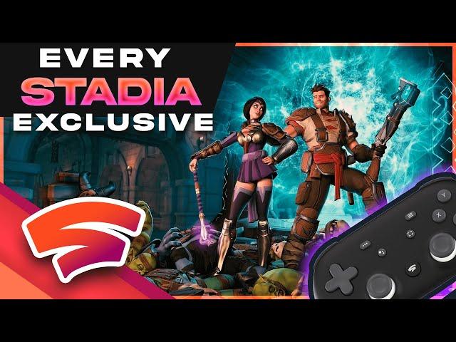 EVERY Google Stadia Exclusive Game Currently!  What Exclusive Games Are Coming In The Future?