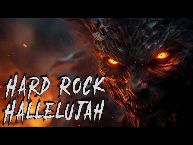 Hard Rock Hallelujah - Lordi - But every lyric is an AI generated image