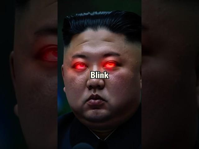 Why doesn't Kim Jong-un blink?
