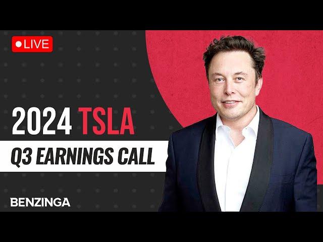 WATCH LIVE: Tesla Q3 2024 Earnings Call | $TSLA