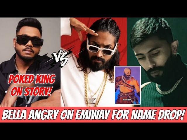 Bella Angry On Emiway? Story About Diss For King! Chardiwari Poked King! React On Emiway Diss! Beef!