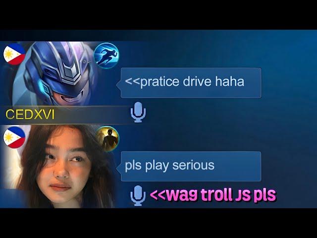 I FOUND THIS OPEN MIC GIRL IN SOLO RANK!(i pretend to troll) - Jonhson rizz