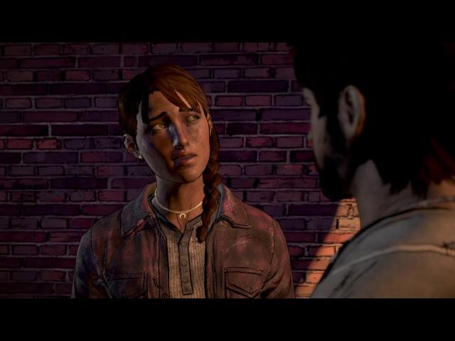 The Walking Dead: A New Frontier: telling Kate that she killed Conrad