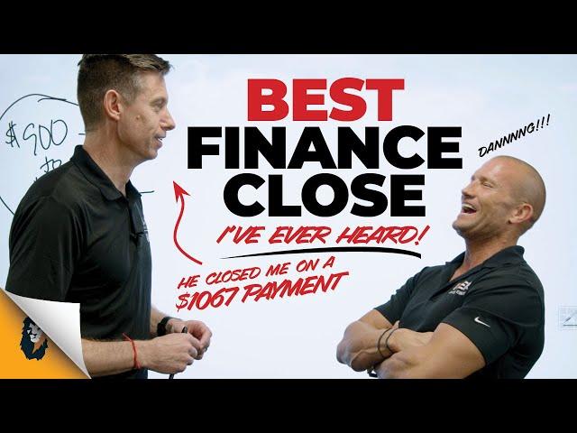 Sales Training // The BEST Payment Close in FINANCE // Andy Elliott