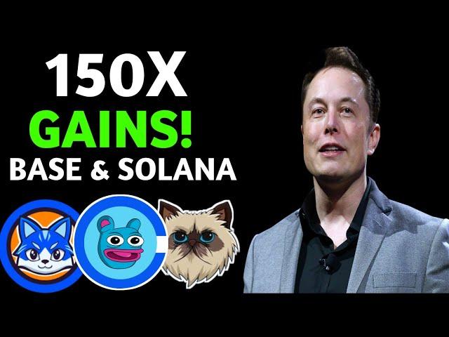 Top 10 Safe Crypto Meme Coins for 20X-150X Gains by 2025 Bull Run (SOLANA & BASE)