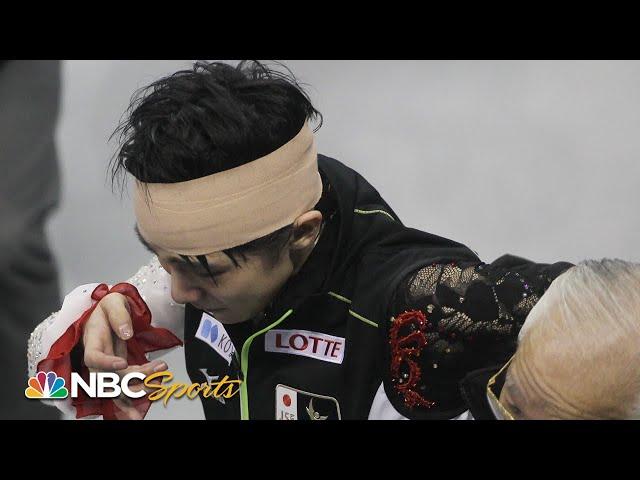 The time Yuzuru Hanyu overcame an UGLY collision to take Cup of China silver | NBC Sports