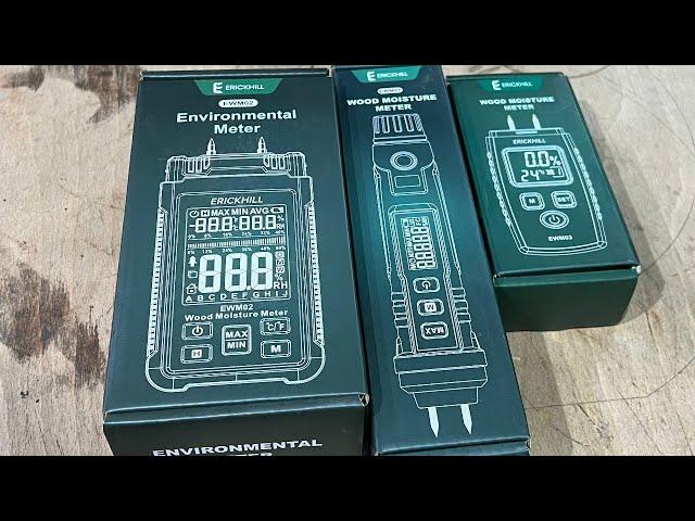 Which Moisture Meter? Deciding between 3 different ERICKHILL models