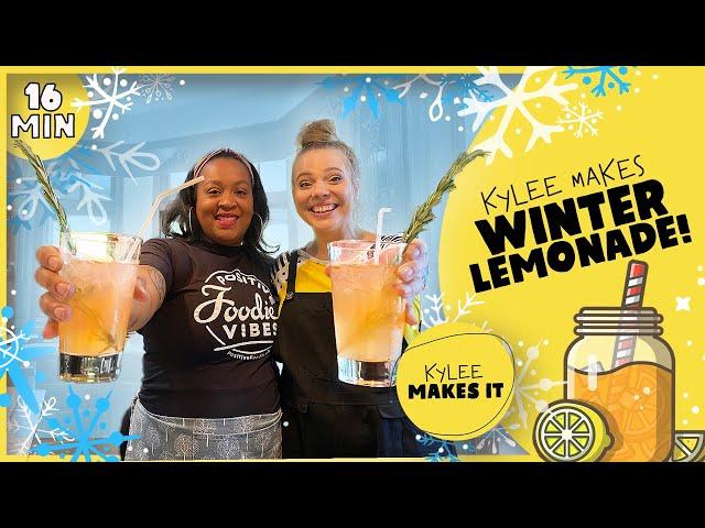 Kylee Makes Winter Lemonade | Make homemade lemonade in Chef Whitney's Kitchen | Cooking for Kids