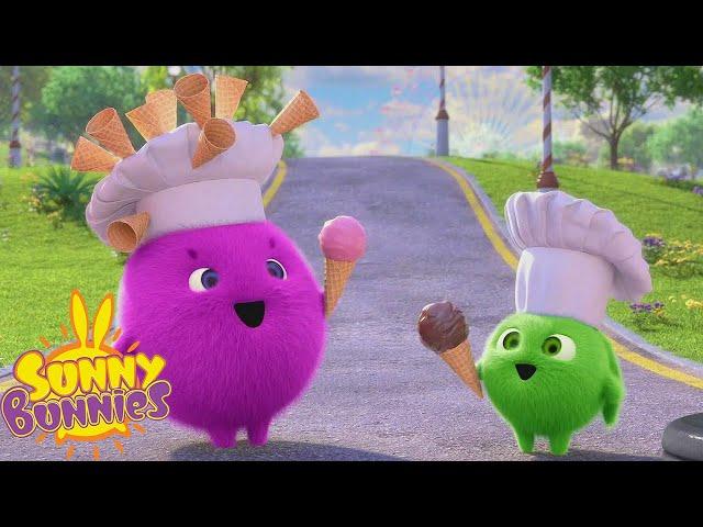 Strawberry Ice Cream vs Chocolate Ice Cream- Sunny Bunnies | Cartoons For Kids