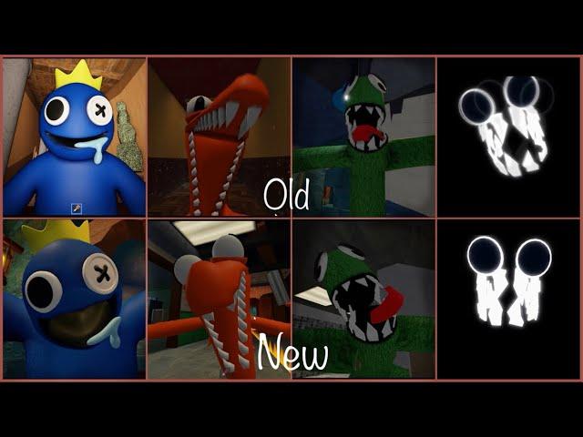 OLD Jumpscares vs NEW Jumpscares in Rainbow Friends [ROBLOX]