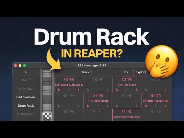 A drum rack in REAPER?