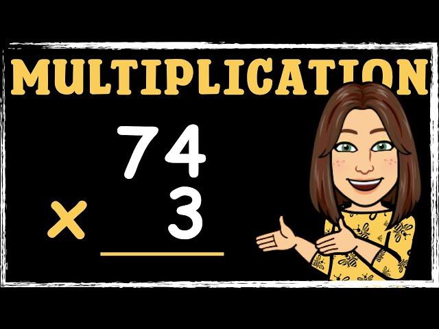 2-Digit by 1-Digit | Multiplication | Maths with Mrs. B