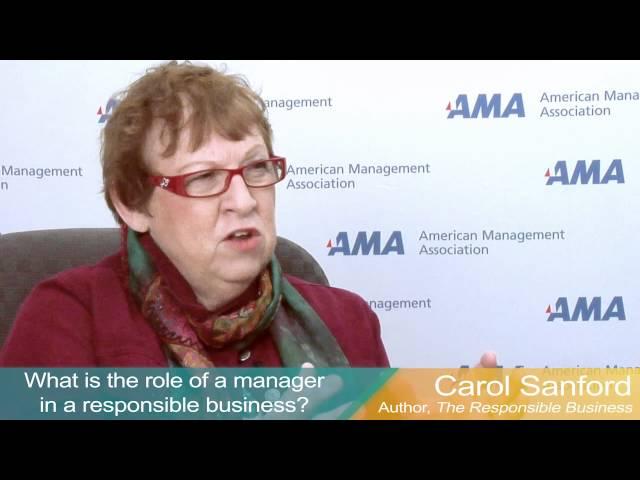 Three Questions for Carol Sanford