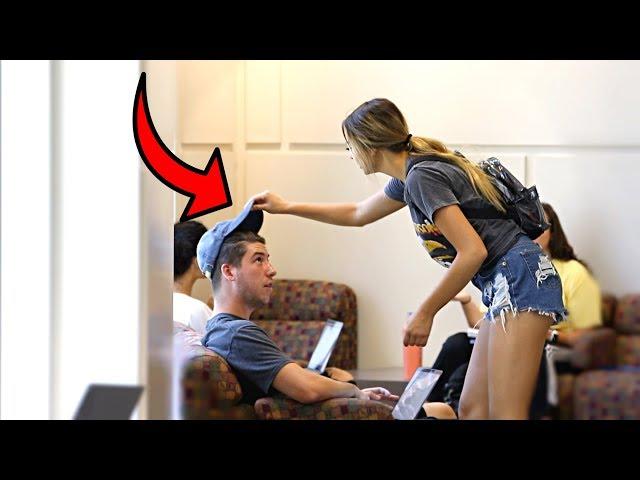 Stealing Guys Hats Prank!!