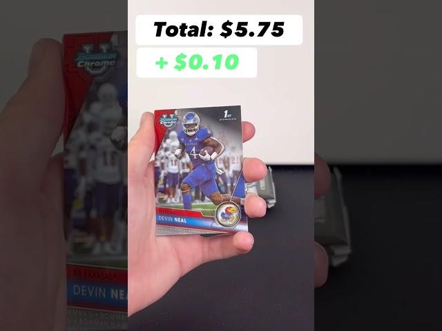 We risked $25 on this box of Football Cards!!… (2023 Bowman U Chrome Football)