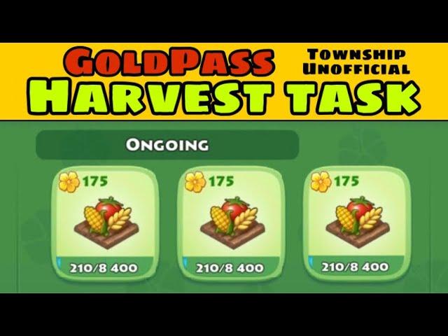 Township Harvest Task | how to do | Gold Pass Task Guide 2