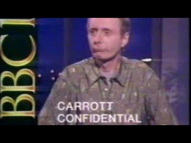 JASPER CARROT CONFIDENTIAL LIVE FROM LONDON 1988