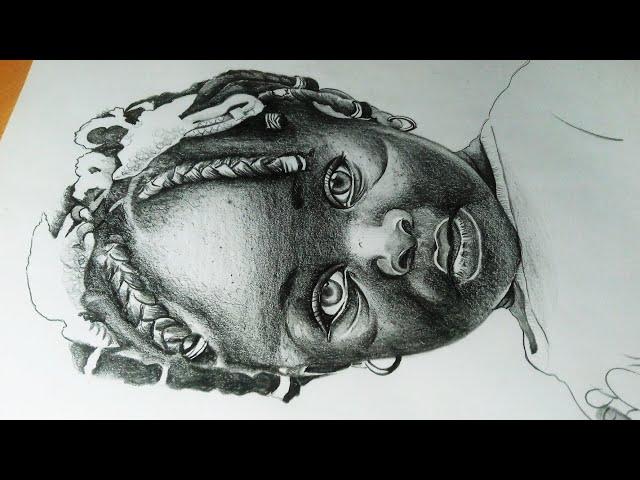 Realistic Portrait Drawing | Step by Step | For Beginners | Tutorial