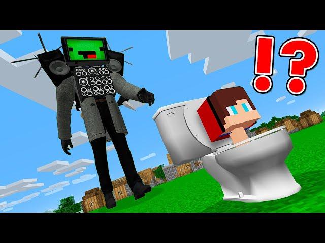 Mikey Became TV MAN TITAN BOSS vs JJ Skibidi Toilet in Minecraft - Maizen