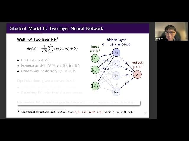 Learning in the presence of low-dimensional structure: a spiked random matrix perspective – Denny Wu