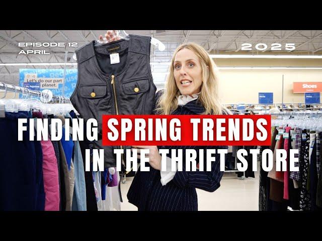 Thrift the Spring Trends with Me/ 2025 Fashion Finds & Styling Tips