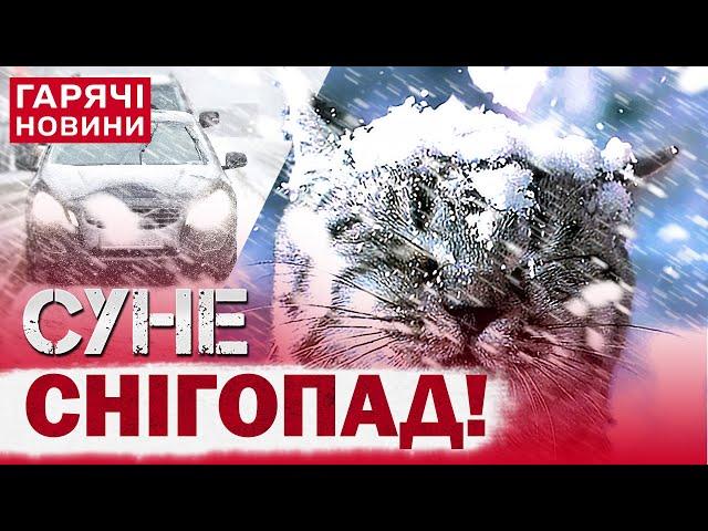 НА УКРАЇНУ СУНЕ СИЛЬНИЙ СНІГОПАД! Коли різко зміниться погода?