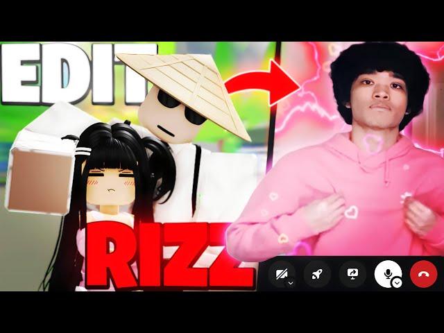 SURPRISING RANDOM GIRLS ON ROBLOX WITH MY EDIT RIZZ!