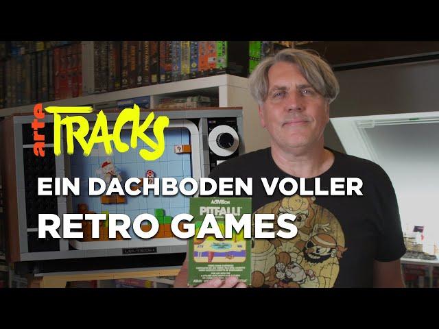 Spielesammlung XXL: Stephan Freundorfers riesige Retro-Gaming-Sammlung | ARTE TRACKS