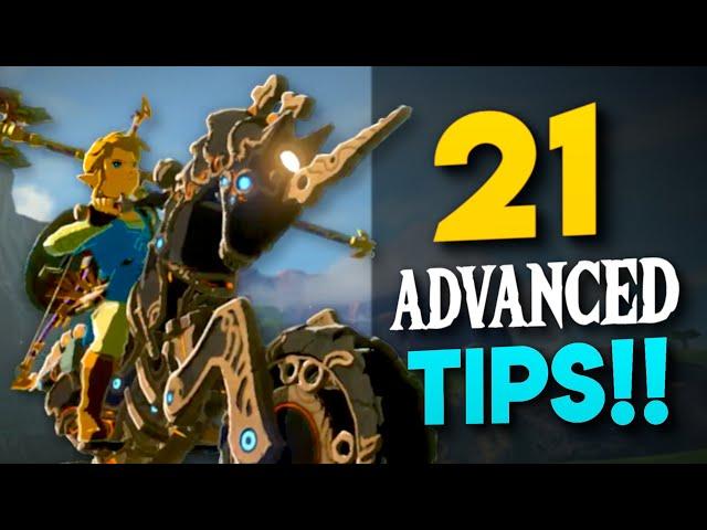 21 ADVANCED Tips for Breath of the Wild Players in 2021!!