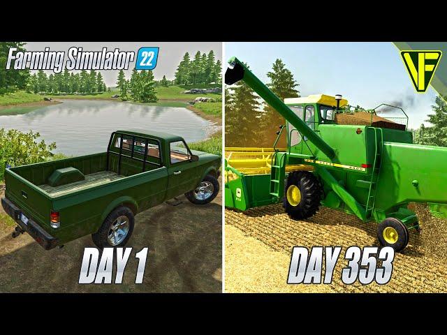 Starting A Farm With £50 And An Old Truck on No Mans Land (Part 2) | Farming Simulator 22 Supercut