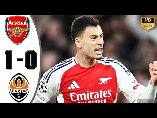 Arsenal vs Shakhtar Donetsk 1-0 Highlights & All Goals 2024 HD