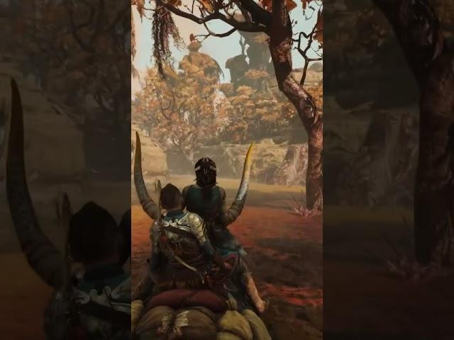 God Of War Ragnarok ️‍ #game #travel #action #fight #atreusgodofwar #kratos #shorts #shortfeed