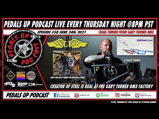 Pedals Up Podcast Ep. 58 w/Craig Turner of GT Bikes