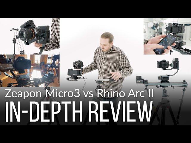 Zeapon Micro3 vs Rhino Arc II: Which Motorized Slider System Is Better? 