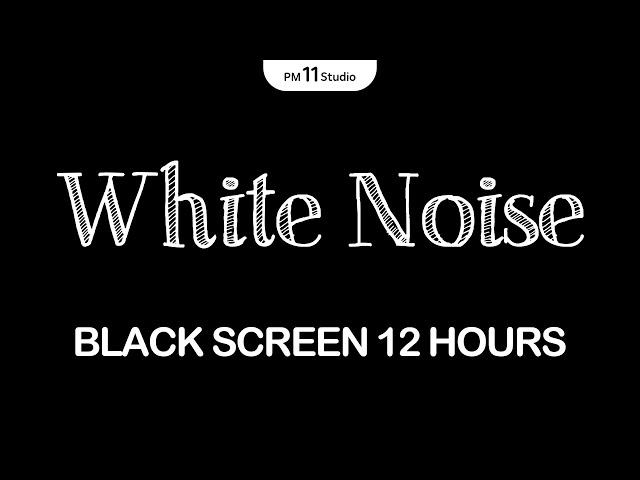 White Noise Music for Sleeping and Relaxation | Sleep Music for Relaxing, Deep Sleep | Black Screen
