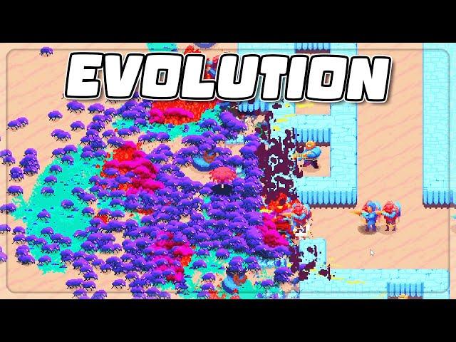 I EVOVLED OVERPOWERED Alien BUGS To EAT ENDLESS Humans in Buggos 2