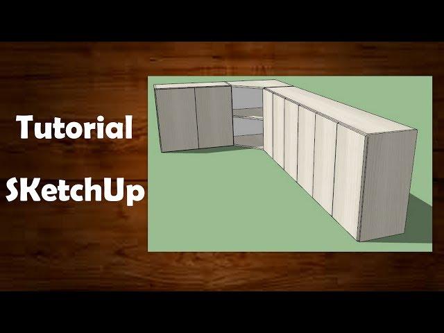 Tutorial básico sketchup, mueble para cocina | Carpintería