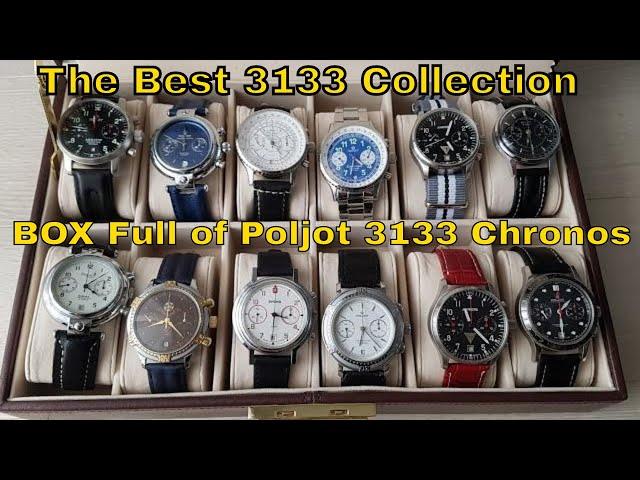 The Best Mechanical Chronograph under 500: BOX FULL OF THEM: Poljot 3133 collection