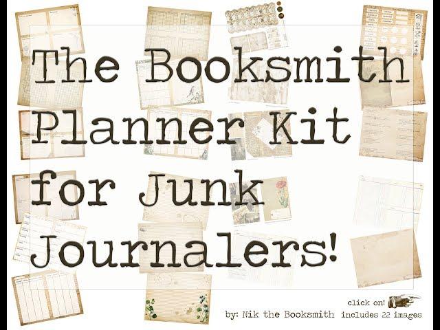 The Booksmith Planner Kit for Junk Journalers - Nik the Booksmith